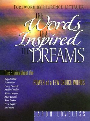 cover image of The Words that Inspired the Dreams